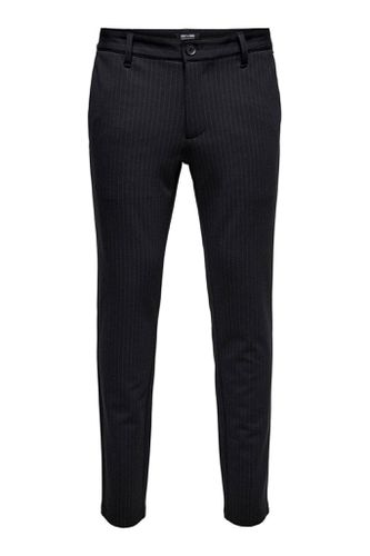 Markieren Pants - Schwarz gestreift - Mann - Only & Sons - Modalova