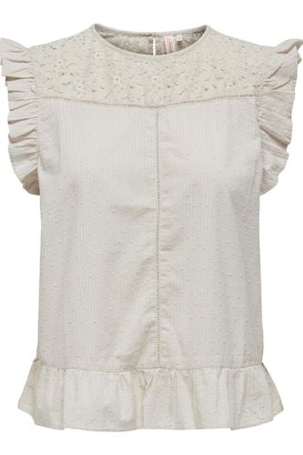 Robin Kortærmet Bluse - Sandschale - ONLY - Modalova