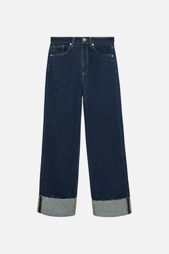 Tessa Faltet Breite Jeans Jeans Dunkelblauer Jeans - Size 25/30 - Damen Jeans - Vero Moda - Modalova