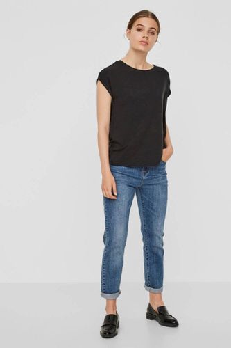 Basic weiches T -Shirt - Schwarz - Vero Moda - Modalova