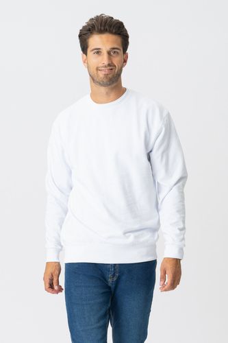 Crewneck -Pullover - Weiß - Male - TeeShoppen - Modalova