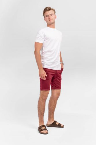 Chino Shorts Burgund - Size XS - Herren Shorts - TEESHOPPEN - Modalova