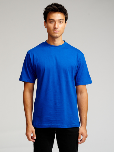 Oversized T -Shirt - Blau - Mann - TeeShoppen - Modalova