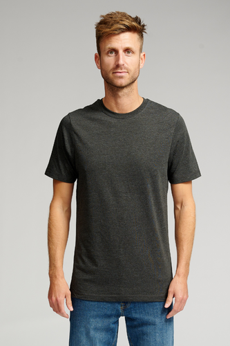 Basis T-shirt - Dunkelgrau - Mann - TeeShoppen - Modalova