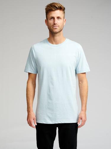 Basis T-shirt - Hellblau - Mann - TeeShoppen - Modalova