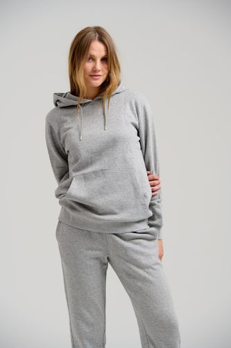 Basic Hoodie -Schweiß - hellgraue Melange - Damen - TeeShoppen - Modalova