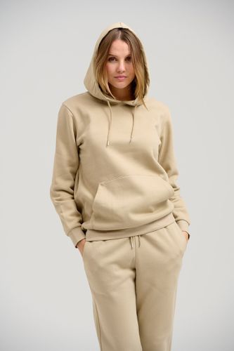 Basic Hoodie -Schweiß - dunkles Beige - Damen - TeeShoppen - Modalova