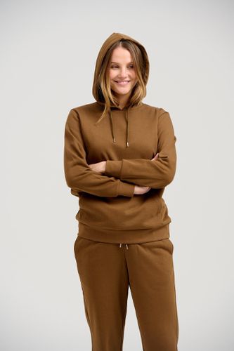 Basic Hoodie -Schweiß - braun - Damen - TeeShoppen - Modalova