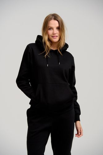 Basic Hoodie -Schweiß - Schwarz - Damen - TeeShoppen - Modalova