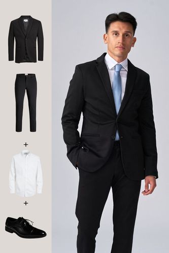 The Original Performance Suit + Shirt & Derby Shoes - Package Deal - Mann - TeeShoppen - Modalova