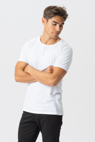 Muscle T -Shirt - Weiß - Mann - TeeShoppen - Modalova