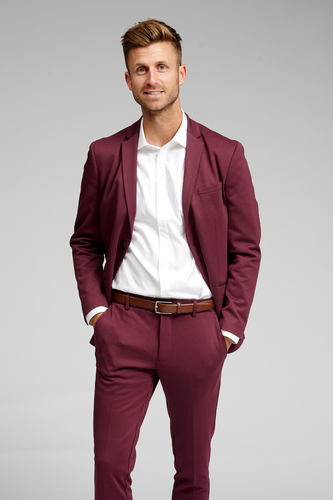 The Original Performance Blazer - Burgund - Mann - TeeShoppen - Modalova