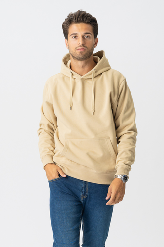 Basic Hoodie - Khaki - Mann - TeeShoppen - Modalova