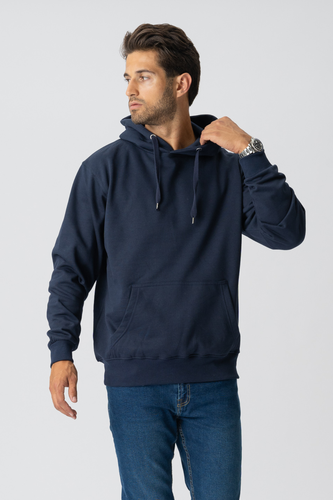 Basic Hoodie - Dark Navy - Mann - TeeShoppen - Modalova