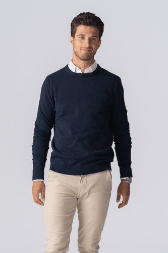 Pullover Roundneck - Marine - Mann - S - TeeShoppen - Modalova