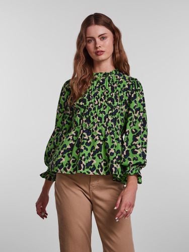 Meline Bluse - Grasgrün - PIECES - PIECES - Modalova