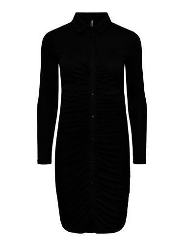 Norma langes Kleid - schwarz - PIECES - Modalova