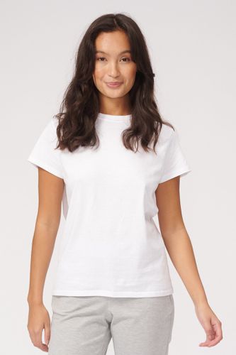 Basic T -Shirt - Weiß - TeeShoppen - Modalova