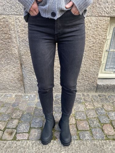 Emily Hohe Taillenjeans - schwarzer Denim - ONLY - Modalova