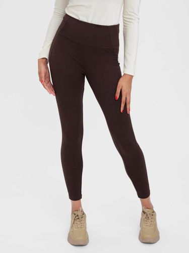 Ina hoch taillierte Leggings - Kaffeebohne - Vero Moda - Modalova