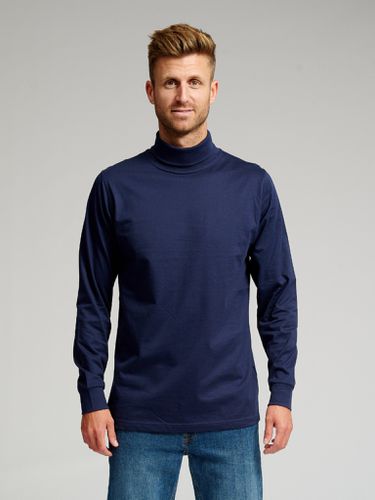 Rollkragenpullover - Marine - TeeShoppen - Modalova