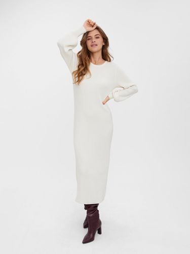 Tapferkeit O -Neck -Strickkleid - Birke - Vero Moda - Modalova