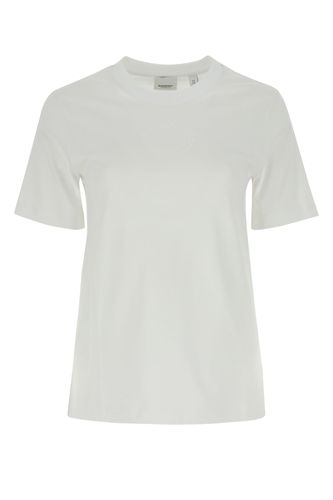BURBERRY White cotton t-shirt - BURBERRY - Modalova