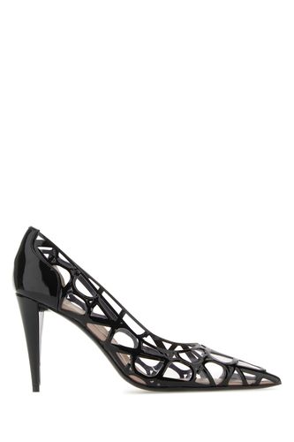 Black polymeric material and leather Toile Iconographe pumps - VALENTINO GARAVANI - Modalova