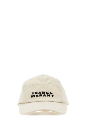Malange ivory cotton Tedji baseball cap - ISABEL MARANT - Modalova