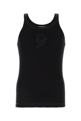 Cotton tank top - DOLCE & GABBANA - Modalova