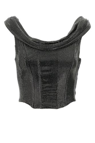 Embellished viscose bodice - GIUSEPPE DI MORABITO - Modalova