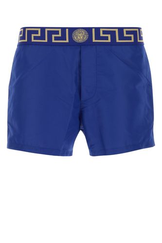 Electric polyester swimming shorts - VERSACE - Modalova