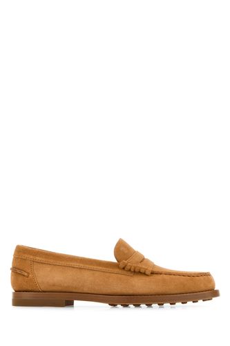 TOD'S Camel suede loafers - TOD'S - Modalova