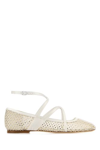 Embellished mesh Astoria ballerinas - JIMMY CHOO - Modalova