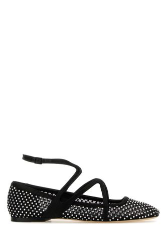Embellished mesh Astoria ballerinas - JIMMY CHOO - Modalova