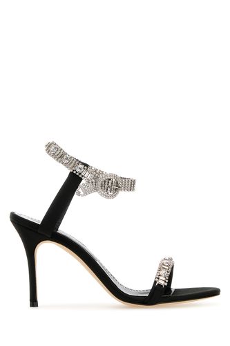 Satin Asasan sandas - MANOLO BLAHNIK - Modalova