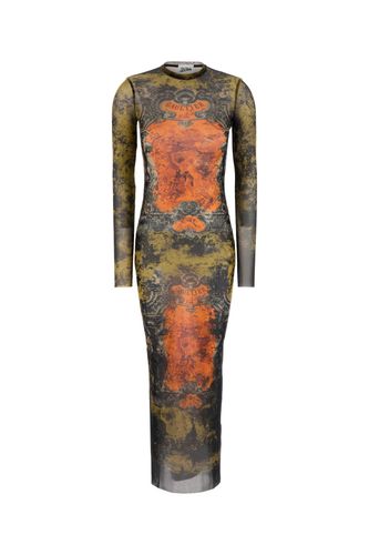 Printed tulle dress - JEAN PAUL GAULTIER - Modalova
