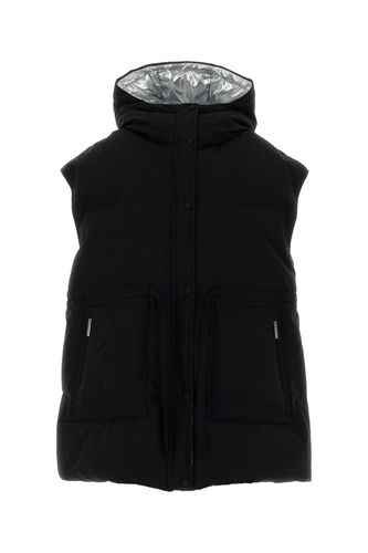 Polyester blend sleeveless down jacket - HERNO LAMINAR - Modalova