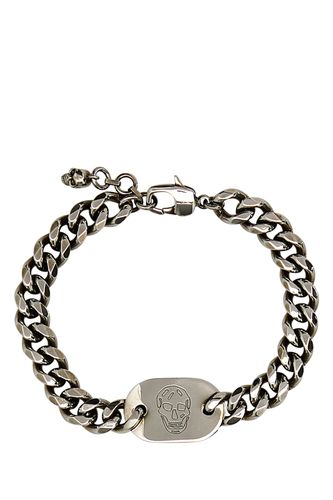 Silver metal bracelet - ALEXANDER MCQUEEN - Modalova