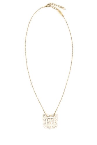 Gold metal necklace - SALVATORE FERRAGAMO - Modalova