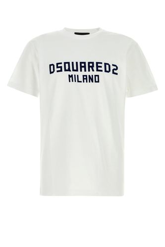 DSQUARED White cotton t-shirt - DSQUARED - Modalova
