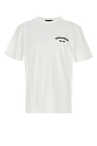 DSQUARED White cotton t-shirt - DSQUARED - Modalova