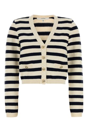 Embroidered cotton blend cardigan - FRAME - Modalova