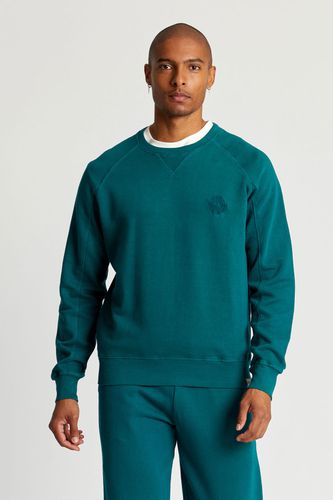 ANTON Sweatshirt Mens - GOTS Organic Cotton Teal Green, Extra Large - KOMODO - Modalova