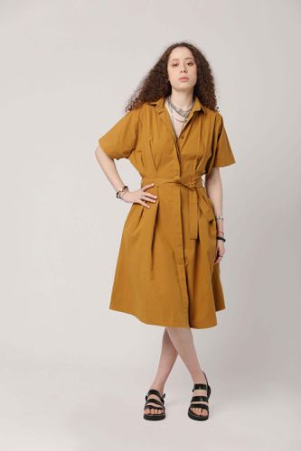 ASHES Organic Cotton Dress Bronze-Brown, SIZE 1 / UK 8 / EUR 36 - KOMODO - Modalova