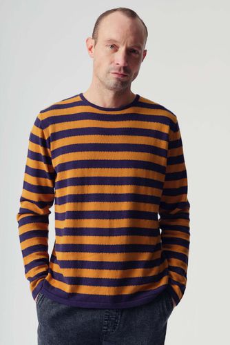 CHARLIE Mens Organic Cotton Jumper Stripe, Small - KOMODO - Modalova