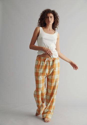 JIM JAM Pyjama Trousers Set Womens - GOTS Organic Cotton Off White, SIZE 1 / UK 8 / EUR 36 - KOMODO - Modalova