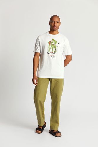 ZIGGY Organic Cotton Trousers - Khaki Green, Small - KOMODO - Modalova