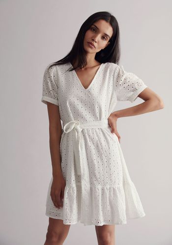 SKY Organic Cotton Dress - Off White, SIZE 4 / UK 14 / EUR 42 - KOMODO - Modalova