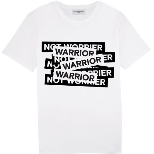 The Warrior not Worrier T-Shirt - Maison de Choup - Modalova
